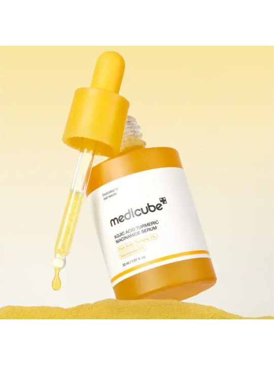 Medicube Kojic Acid Turmeric Niacinamide Serum - Serum Corrector de Manchas e Iluminador con Acido Kójico