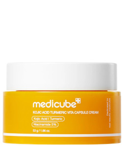 Medicube Kojic Acid Turmeric Vita Capsule Cream - Crema Iluminadora y Perfeccionadora con Acido Kojico