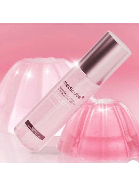 Medicube PDRN Pink Collagen Glow Jelly Mist Serum - Sérum en Bruma Iluminador con PDRN de Salmón