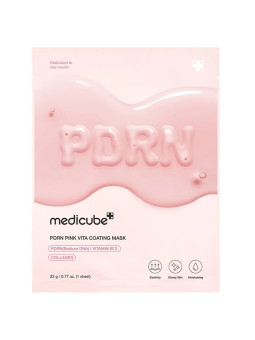 Medicube PDRN Pink Vita Coating Mask - Mascarilla para Reafirmar e Iluminar
