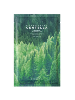 SKIN1004 Tea-Trica Relaxing Mask - Mascarilla de Tela Calmante con Árbol de Té y BHA para Piel con Acné
