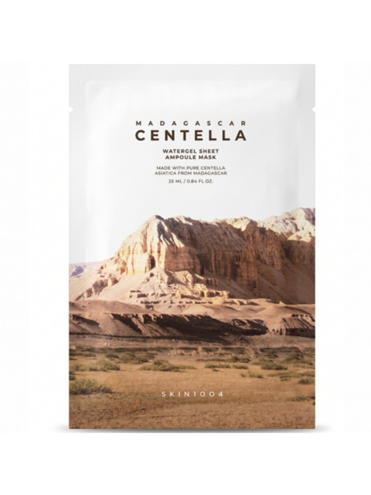 SKIN1004 Madagascar Centella Watergel Sheet Ampoule Mask - Mascarilla de Tela Calmante e Hidratante