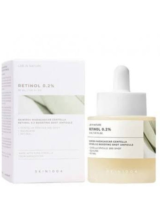 SKIN1004 Lab In Nature Retinol 0.2 Boosting Shot Ampoule - Ampolla Antiedad con Espículas, Retinol 0,2% y Retinal