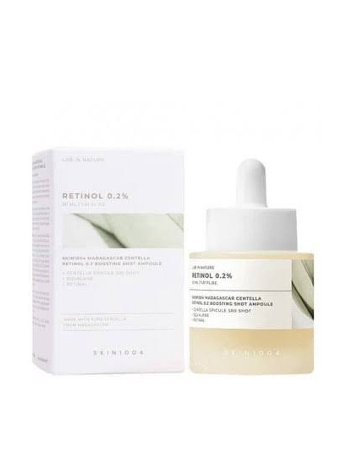 SKIN1004 Lab In Nature Retinol 0.2 Boosting Shot Ampoule - Ampolla Antiedad con Espículas, Retinol 0,2% y Retinal