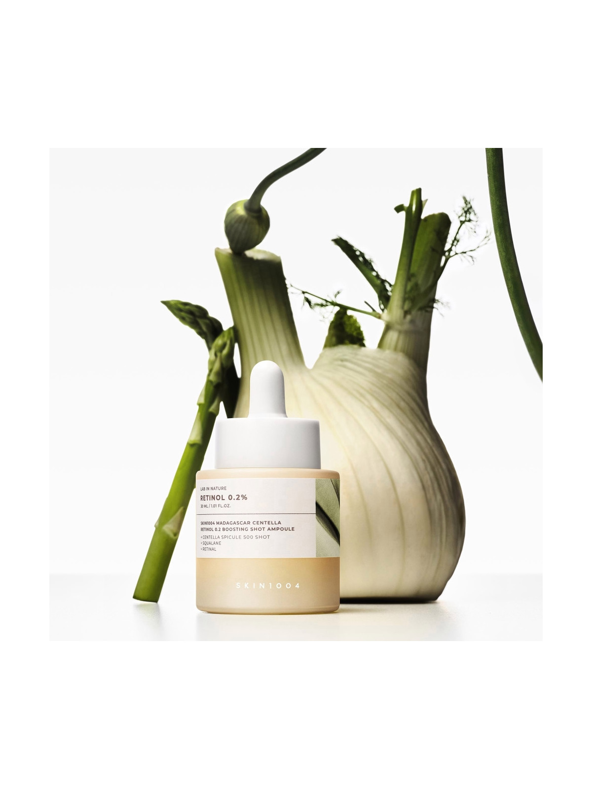 SKIN1004 Lab In Nature Retinol 0.2 Boosting Shot Ampoule - Ampolla Antiedad con Espículas, Retinol 0,2% y Retinal