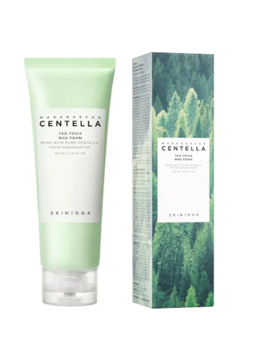 SKIN1004 Tea-Trica BHA Foam - Espuma Limpiadora con Ácido Salicílico y Árbol de Té para Piel con Acné
