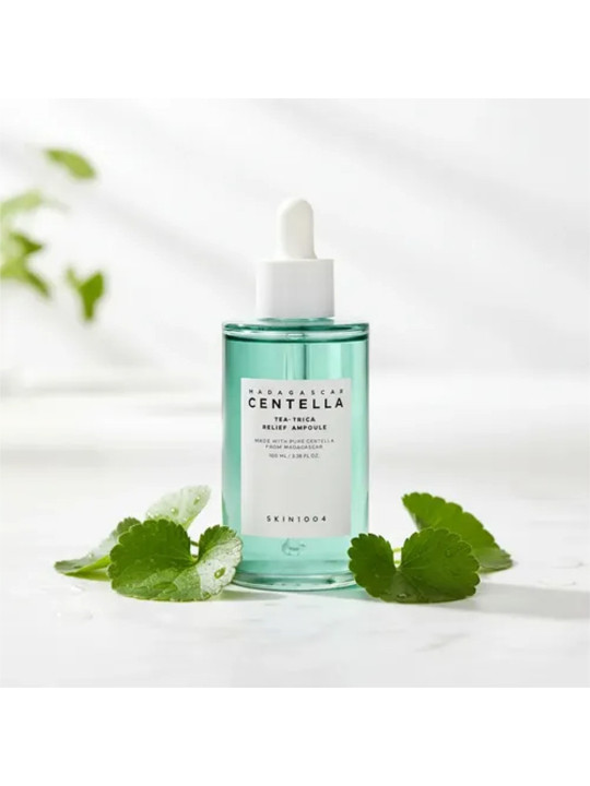 SKIN1004 Tea-Trica Relief Ampoule - Sérum Calmante con Árbol de Té para Piel Grasa y con Acné