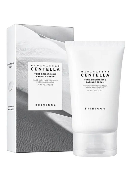 SKIN1004 Madagascar Centella Tone Brightening Capsule Cream - Crema Hidratante Antimanchas con Niacinamida y Ácido Tranexámico